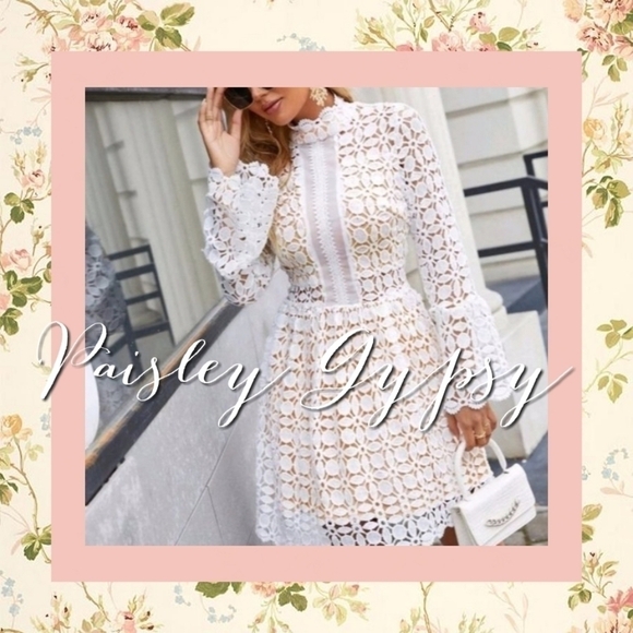 LACE ROMANTIC SPECIAL EVENT DRESS - Picture 2 of 13